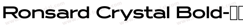Ronsard Crystal Bold字体转换
